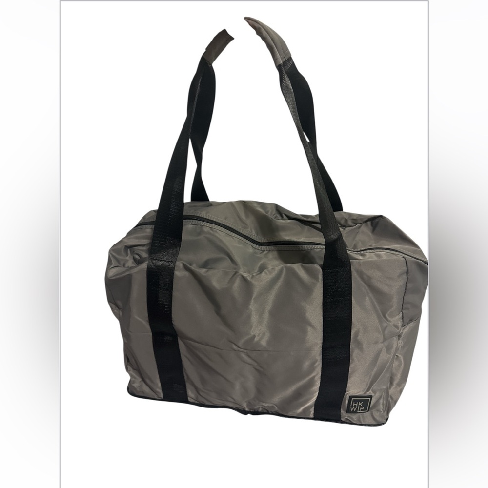 Gray and Black Tote Bag Durable Minimalist Design